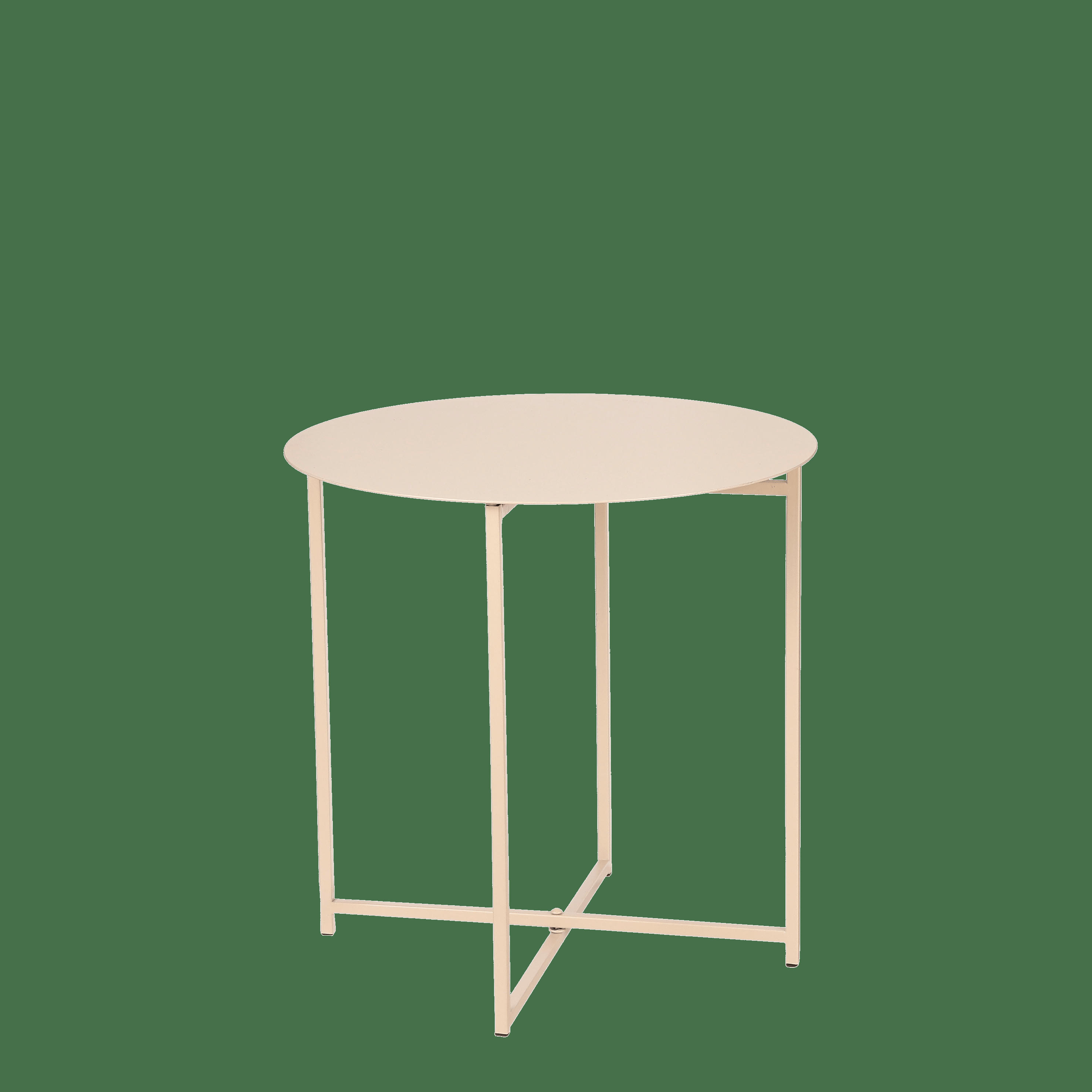 MIKKI - Table d'appoint en métal vieux rose H40
