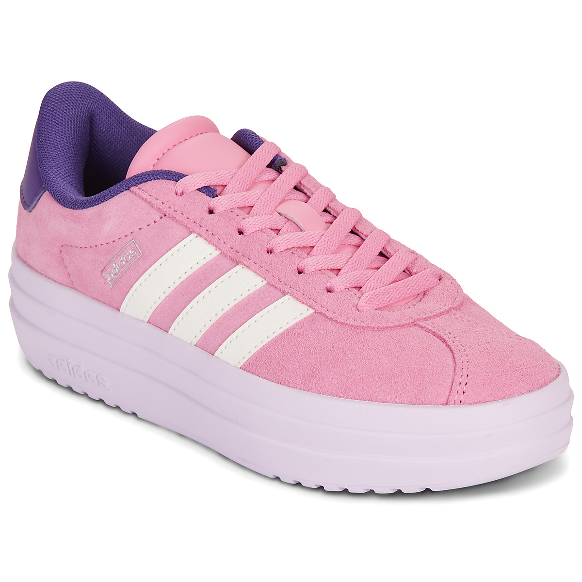 adidas - VL COURT BOLD J - Pink / White