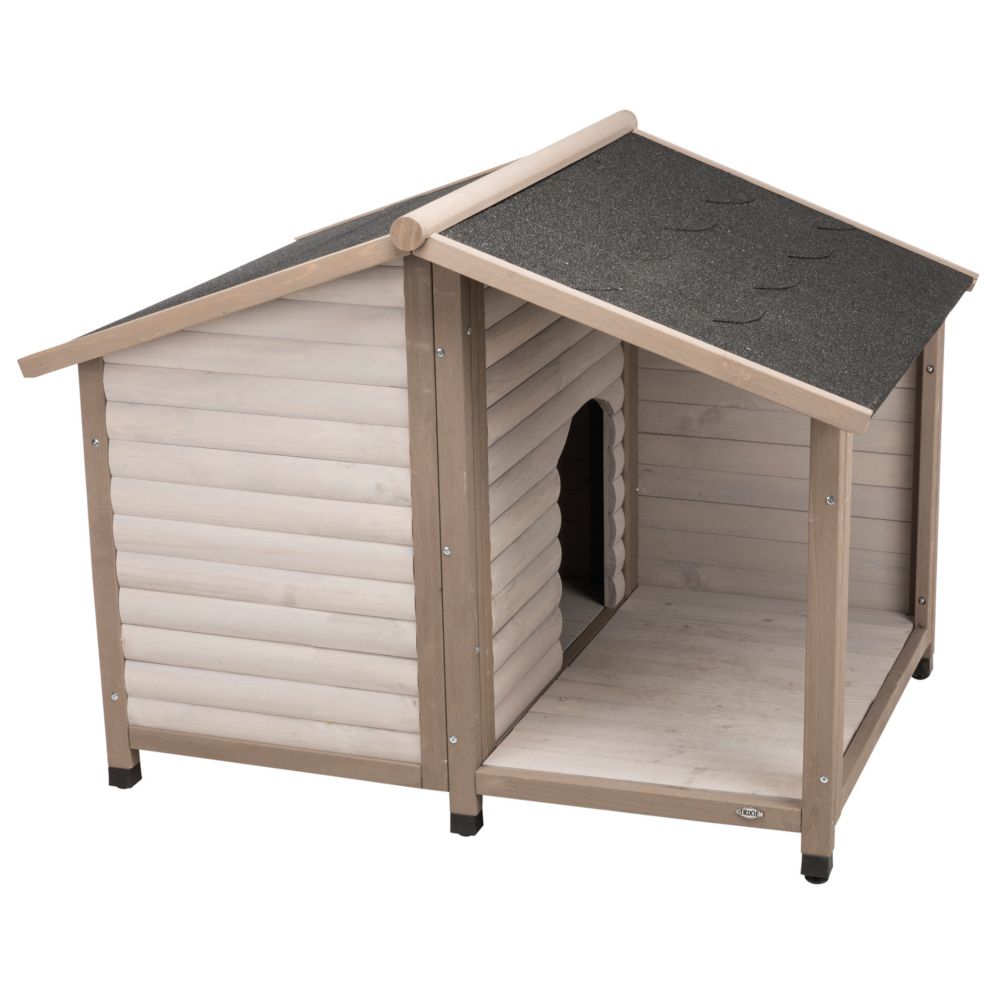 Trixie Natura Log Cabin with Porch Dog Kennel