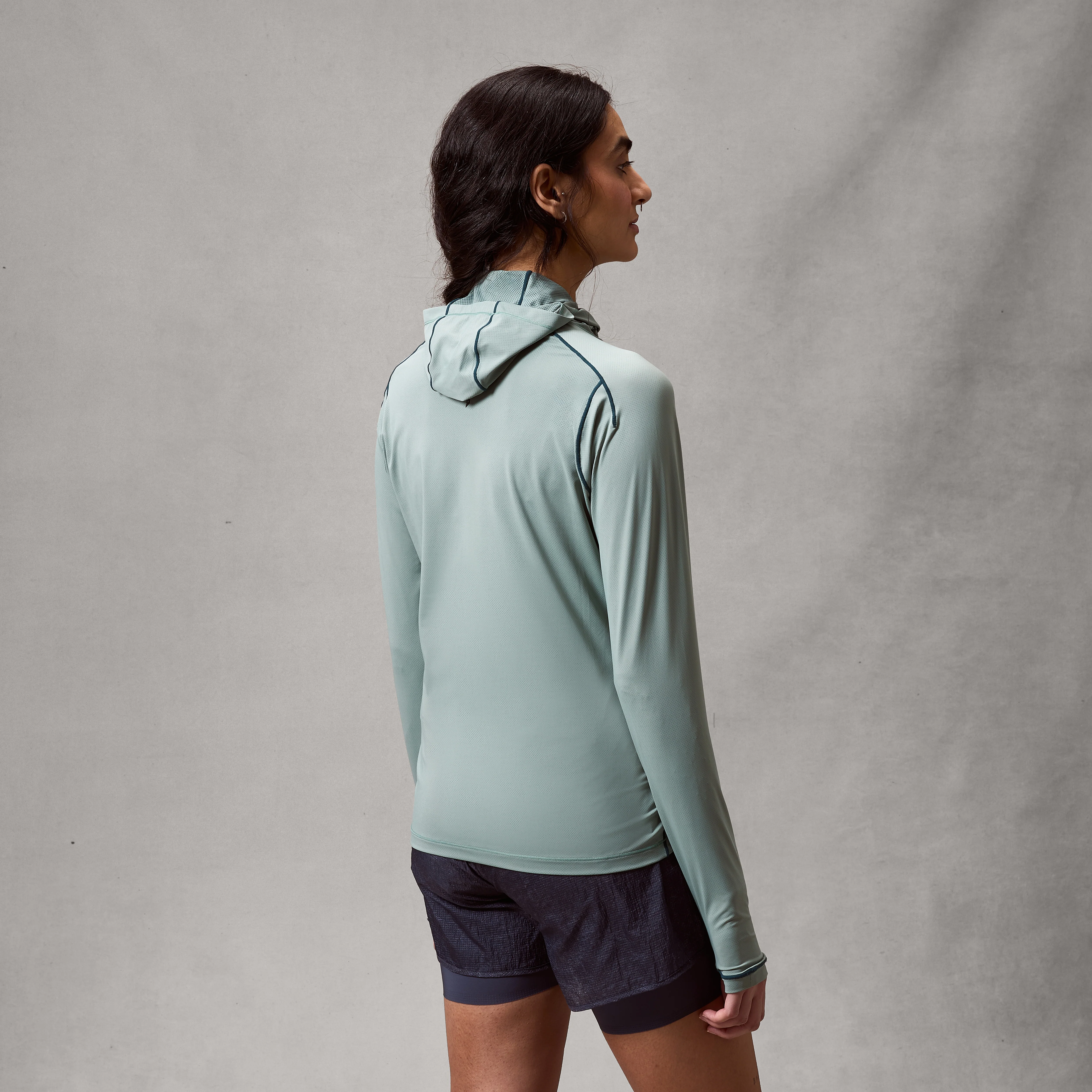 Women's AllTrack Rout Scuba Hoodie - Sage Green