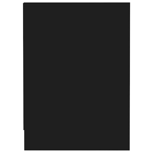 NNEVL TV Cabinet Black 102x37.5x52.5 cm Chipboard