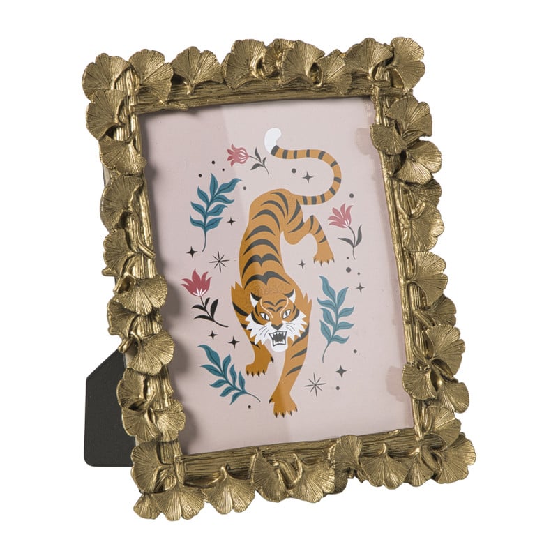 Fotolijst ginkgo - goud - 15x20 cm