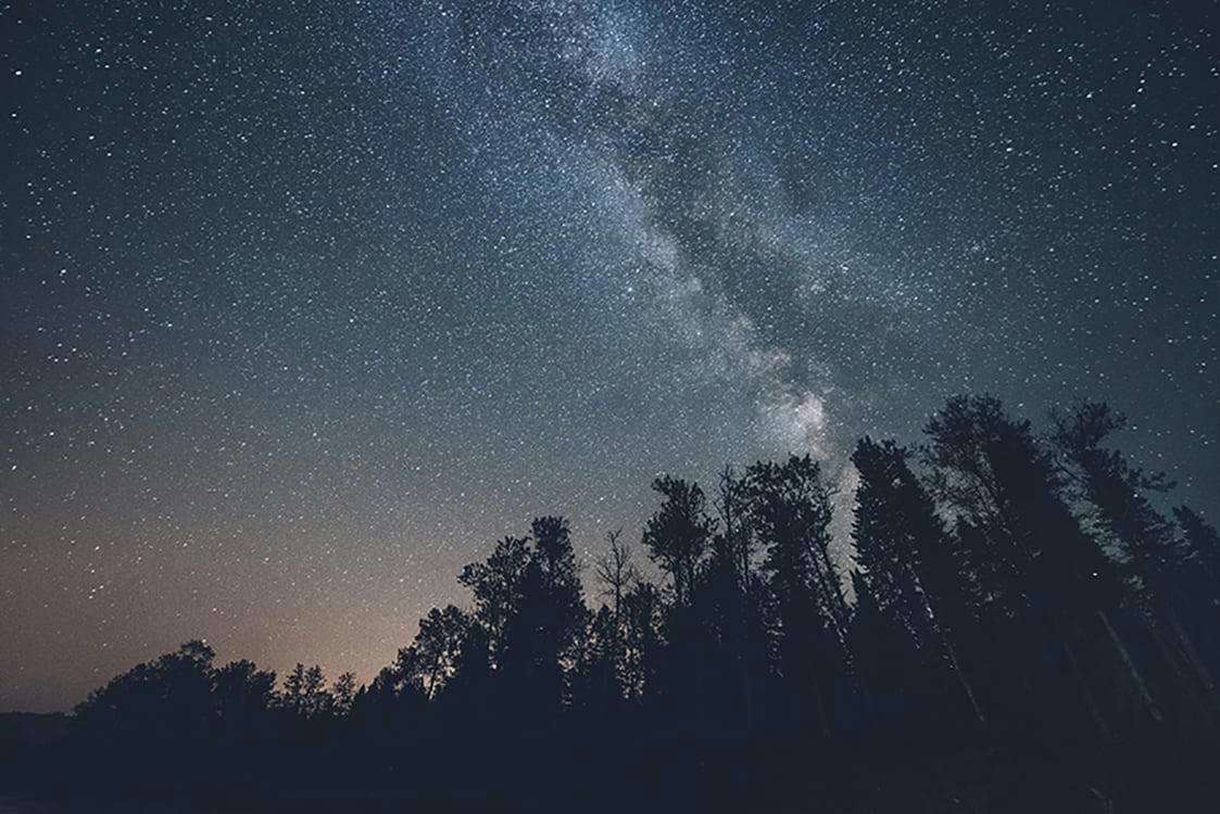 NUIT ÉTOILÉE - Photographie d'art des BestJobers 60x90 cm sur alu