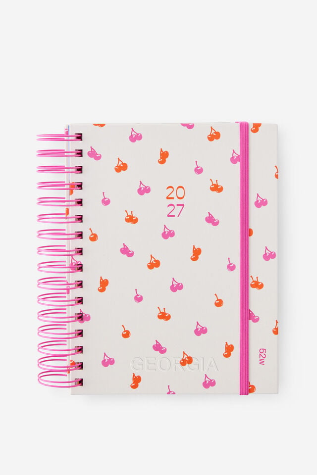 Personalised 2027 A5 Weekly Bright Days Diary
