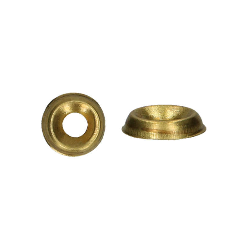 Cuvette pour vis en laiton 20 x 5 mm 18 pièces