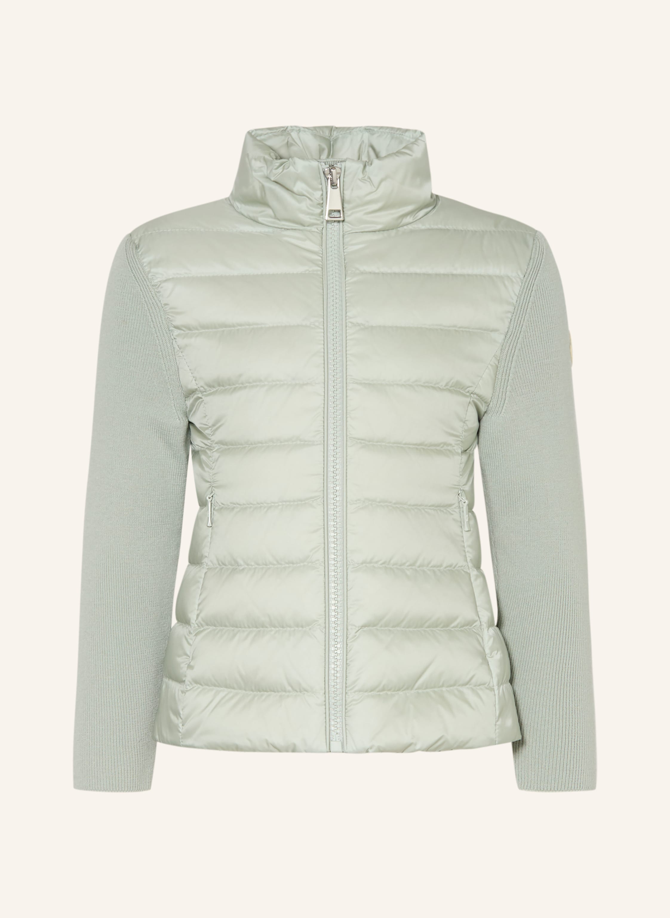MONCLER enfant Steppjacke im Materialmix