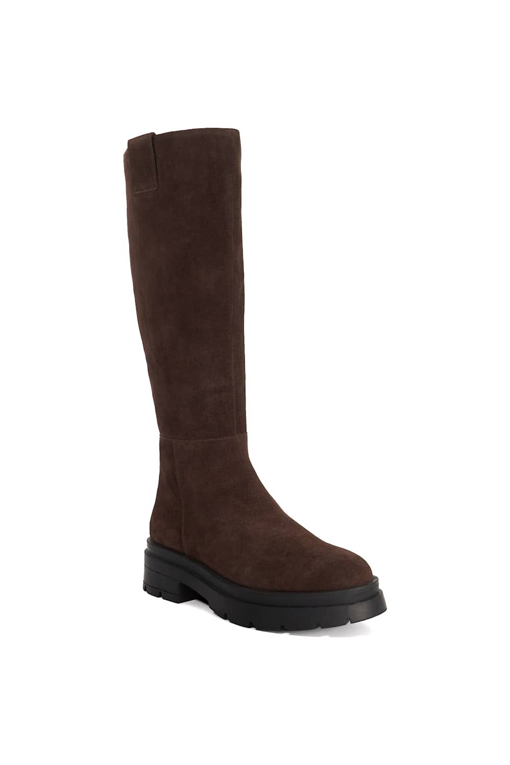 Dune London Tiger' Suede Knee High Boots