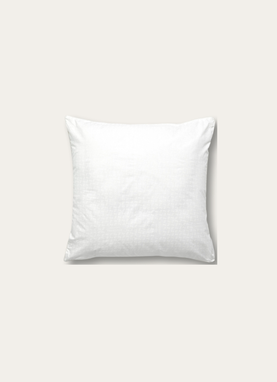 OREILLER EN PERCALE MOELLEUX ANTI-ACARIENS ÉCRU