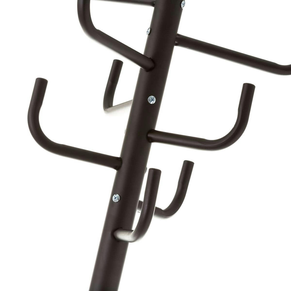 MÉTAL - Portemanteau sur pied métal noir H183cm