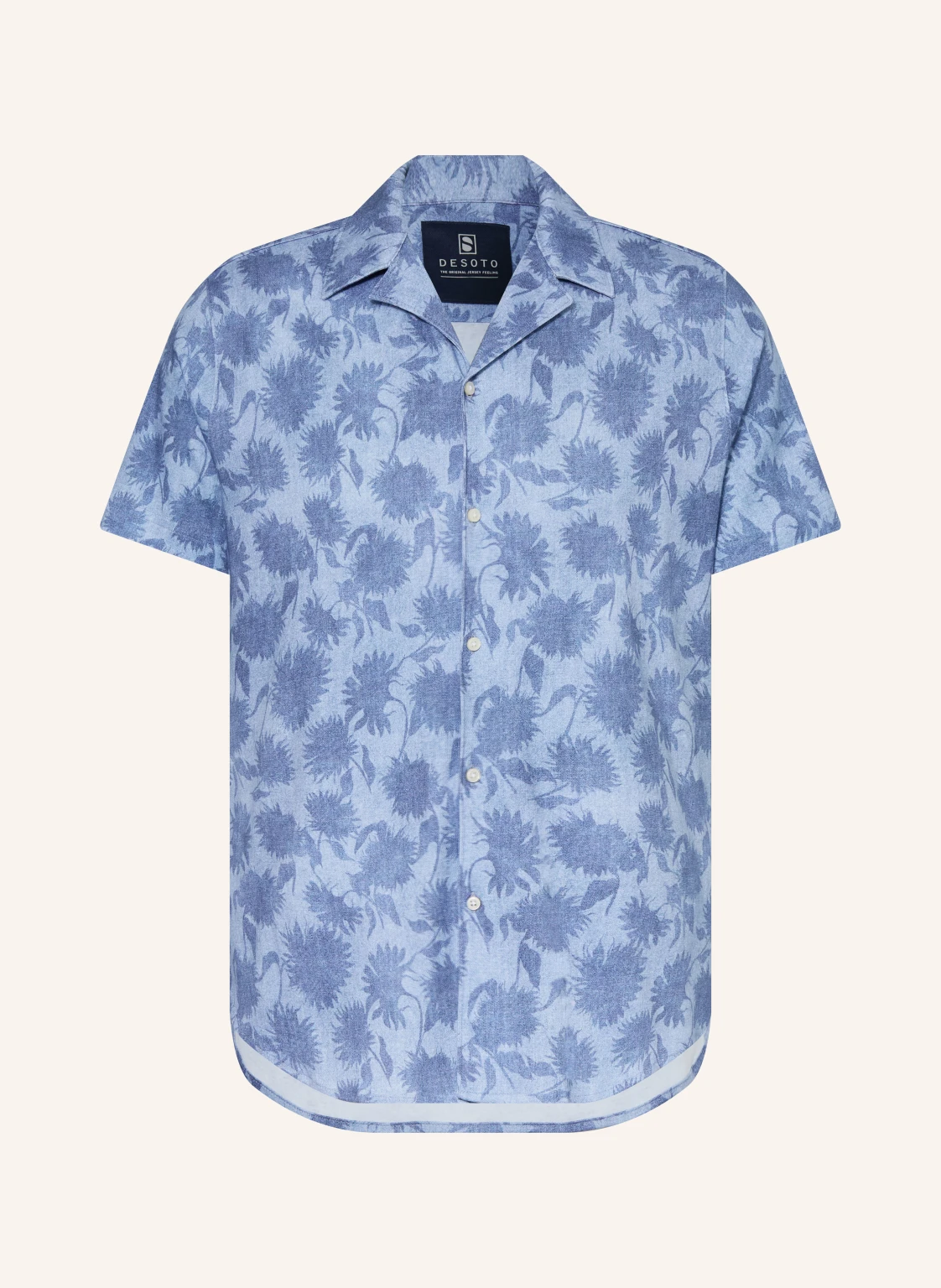 DESOTO Resorthemd LIDO Slim Fit aus Jersey