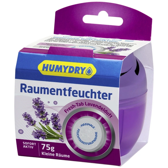 Raumentfeuchter, lila, für Wohnbereich