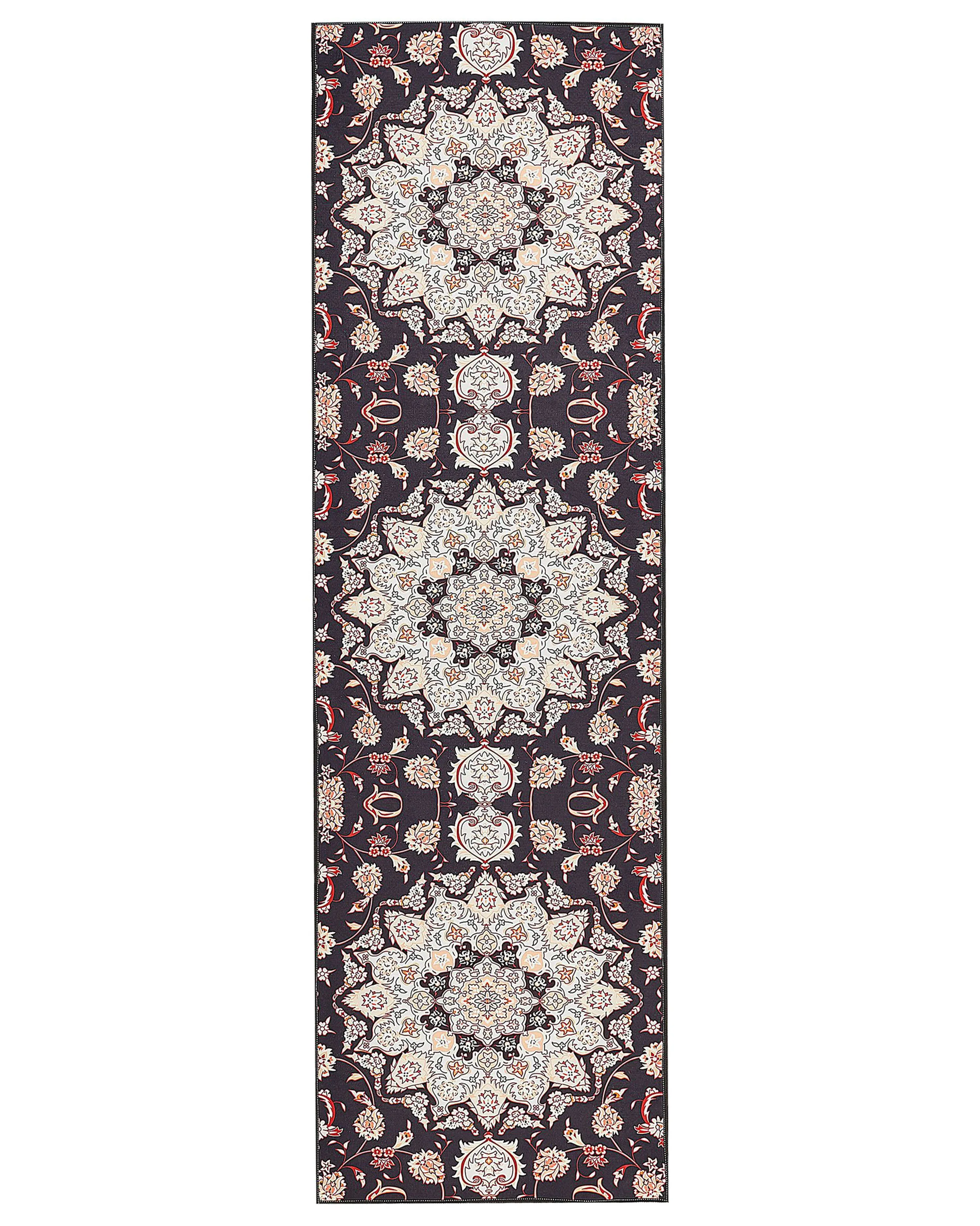 Rug ARITAS Black 60 x 200 cm