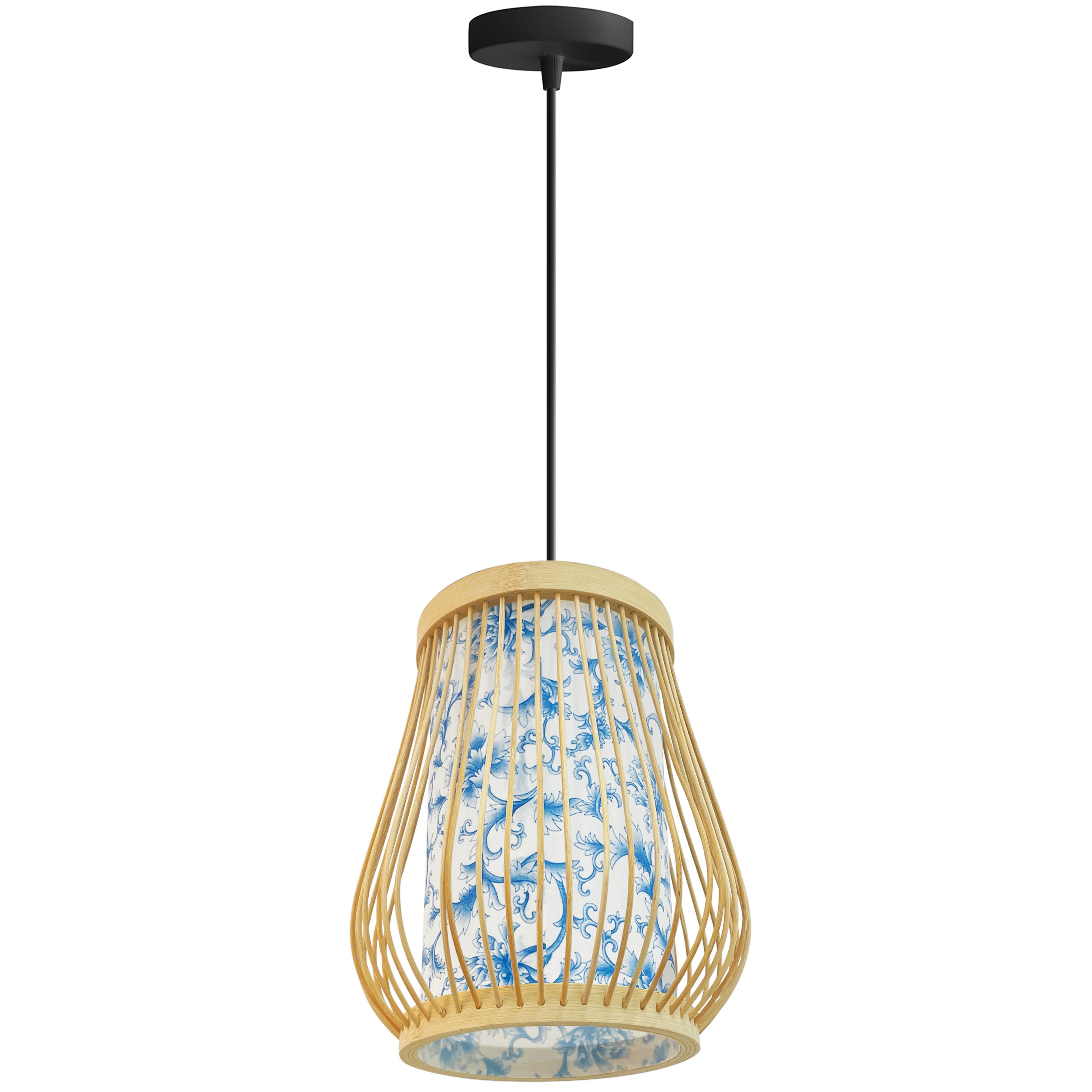 LAMPA WISZĄCA BAMBUSOWA APP1635-1CP
