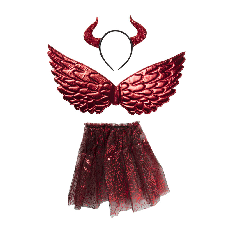 Halloween heks/duivel - kids - one size