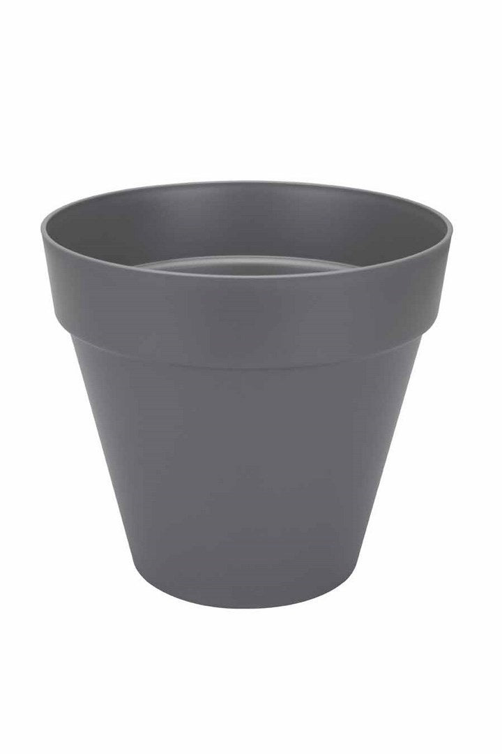 elho Loft Urban Round Bloempot 50 cm met Wielen - 100% gerecycled kuns