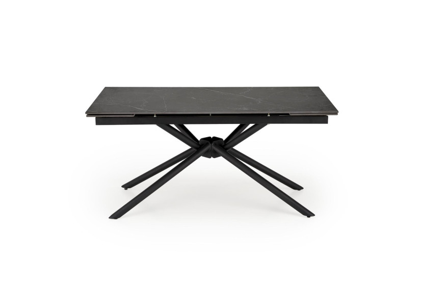 Stół rozkładany VITORINO 160(220)x90 czarny marmur