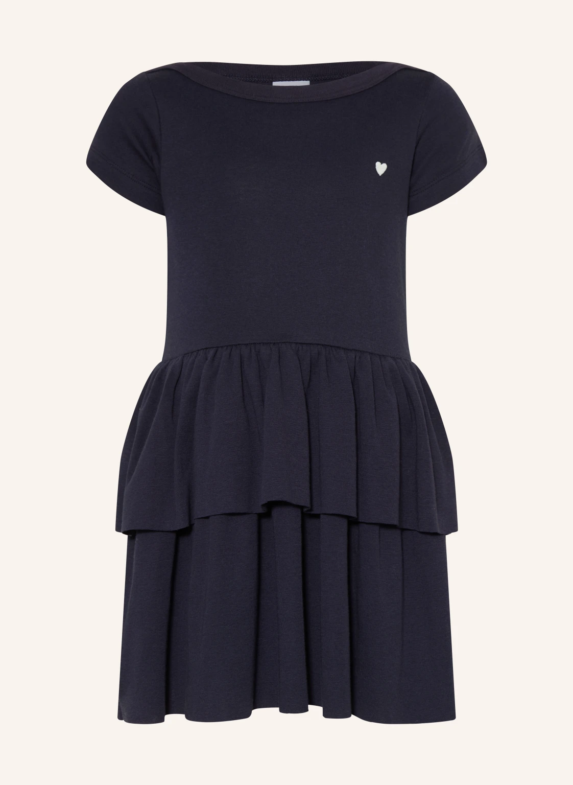 PETIT BATEAU Jerseykleid mit Volants