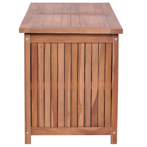 NNEVL Garden Storage Box 120x50x58 cm Solid Teak Wood