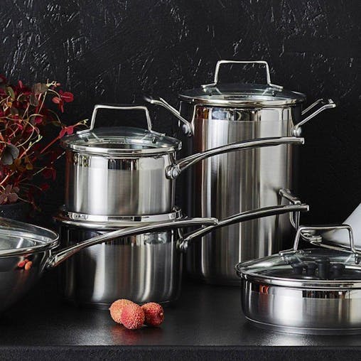 Scanpan Impact Stainless Steel Saucepan with Lid 18cm / 2.5L