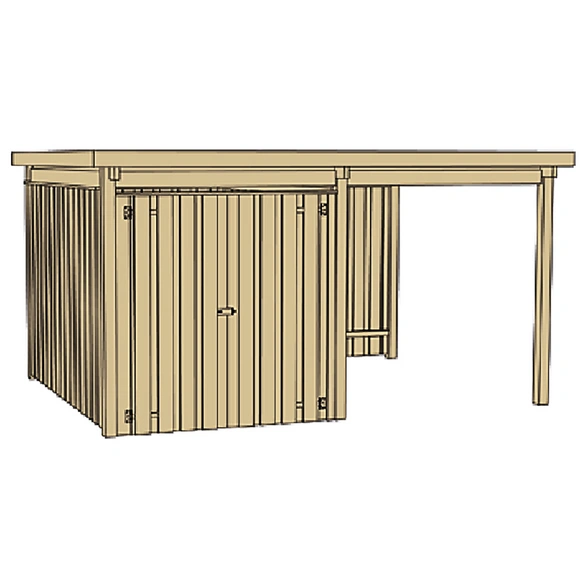 Gartenhaus »607 Variante 2«, Holz, BxT: 408 x 318 cm (Außenmaße inkl. Dachüberstand)