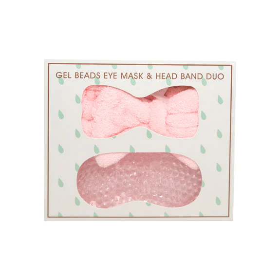 Aqua Peas Eye Mask & Head Band Duo