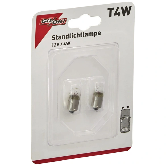 Standlichtlampe, T4W, BA9s, 4 W, 2 Stück