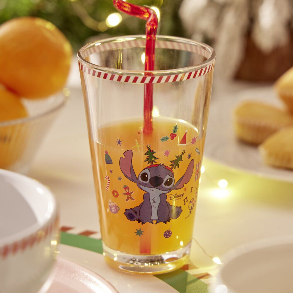 Verre haut x3 Disney Stitch No&euml;l 300ml