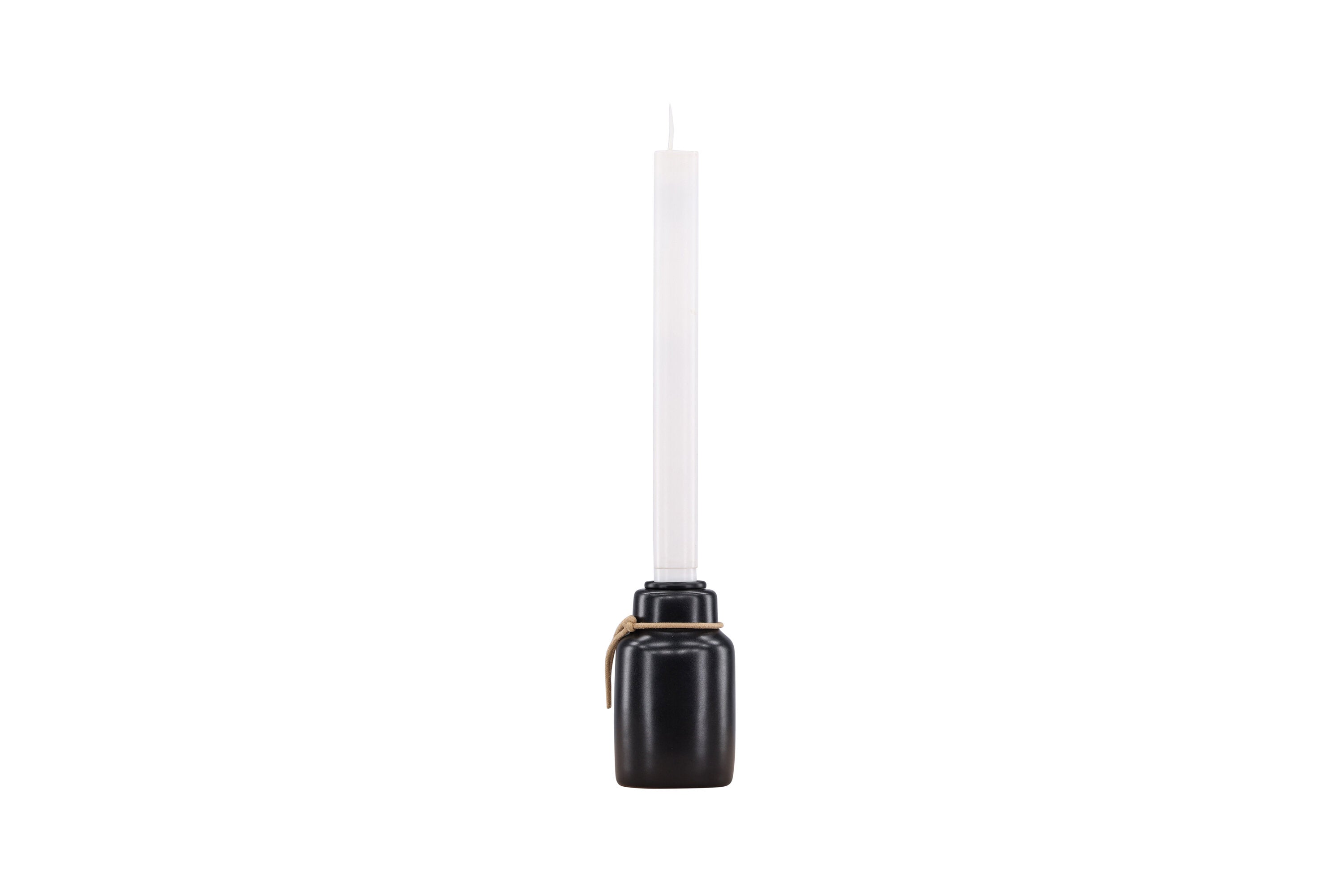 Rebellenclub Kaarsenstandaard Choso 6cm - zwart - Ø 6 cm