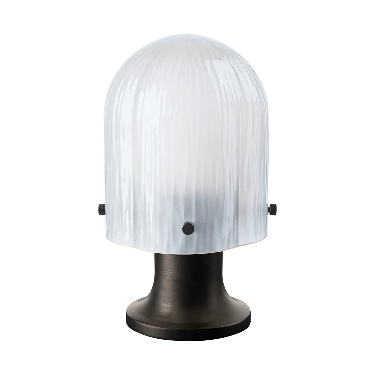 Gubi - Seine Tischleuchte Outdoor, Messing antik / frosted Glas