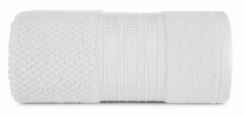 Ręcznik Rosita 50x90 biały o ryżowej strukturze 500g/m2