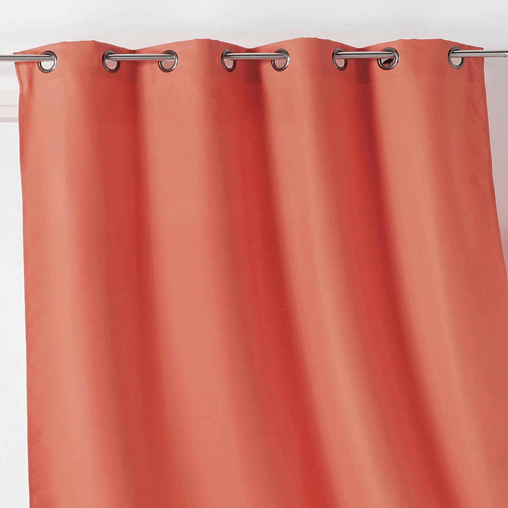 - Rideau extérieur tissu outdoor polyester orange sanguine 135x240 cm