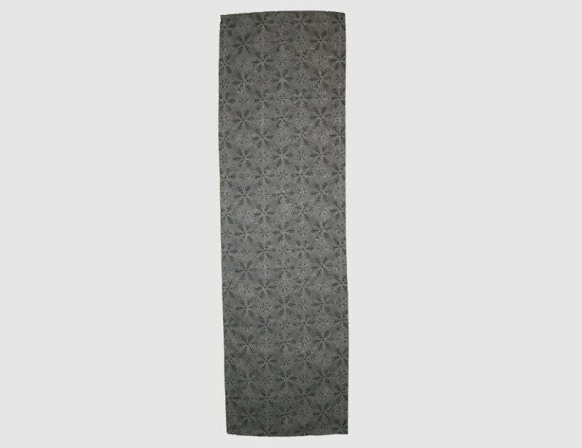 Tischläufer Weihnachten Schneeflocke Silber, Grau
