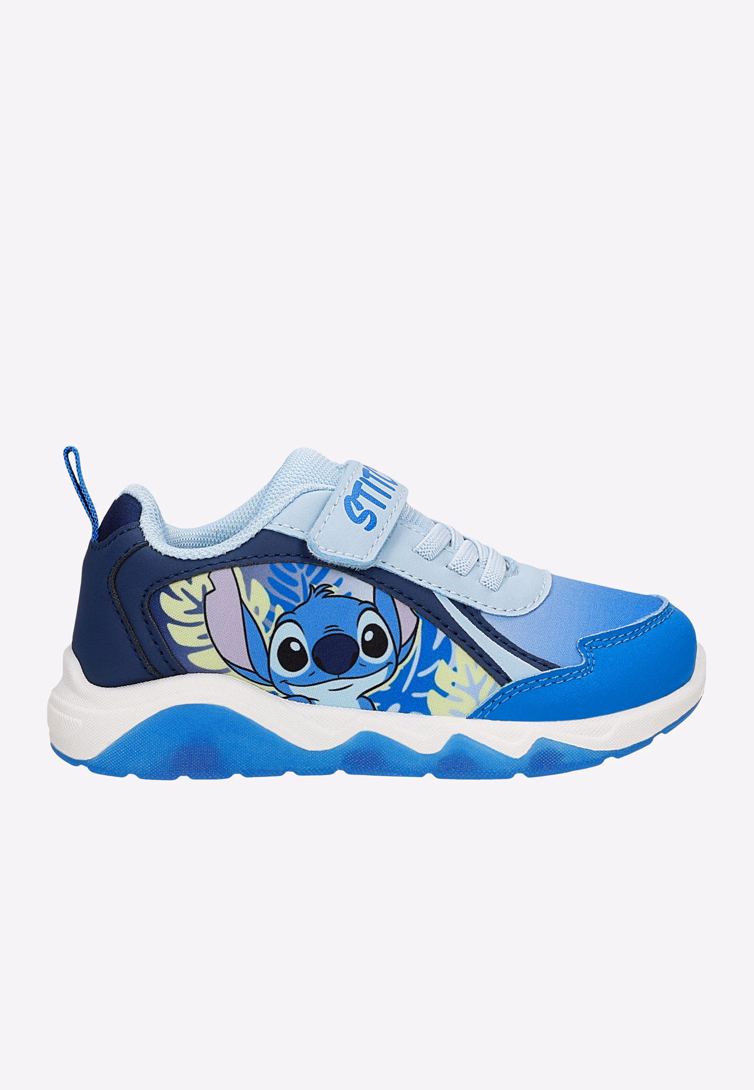Niebieskie sneakersy Stitch ze świecącą podeszwą BARTEK 87040-46