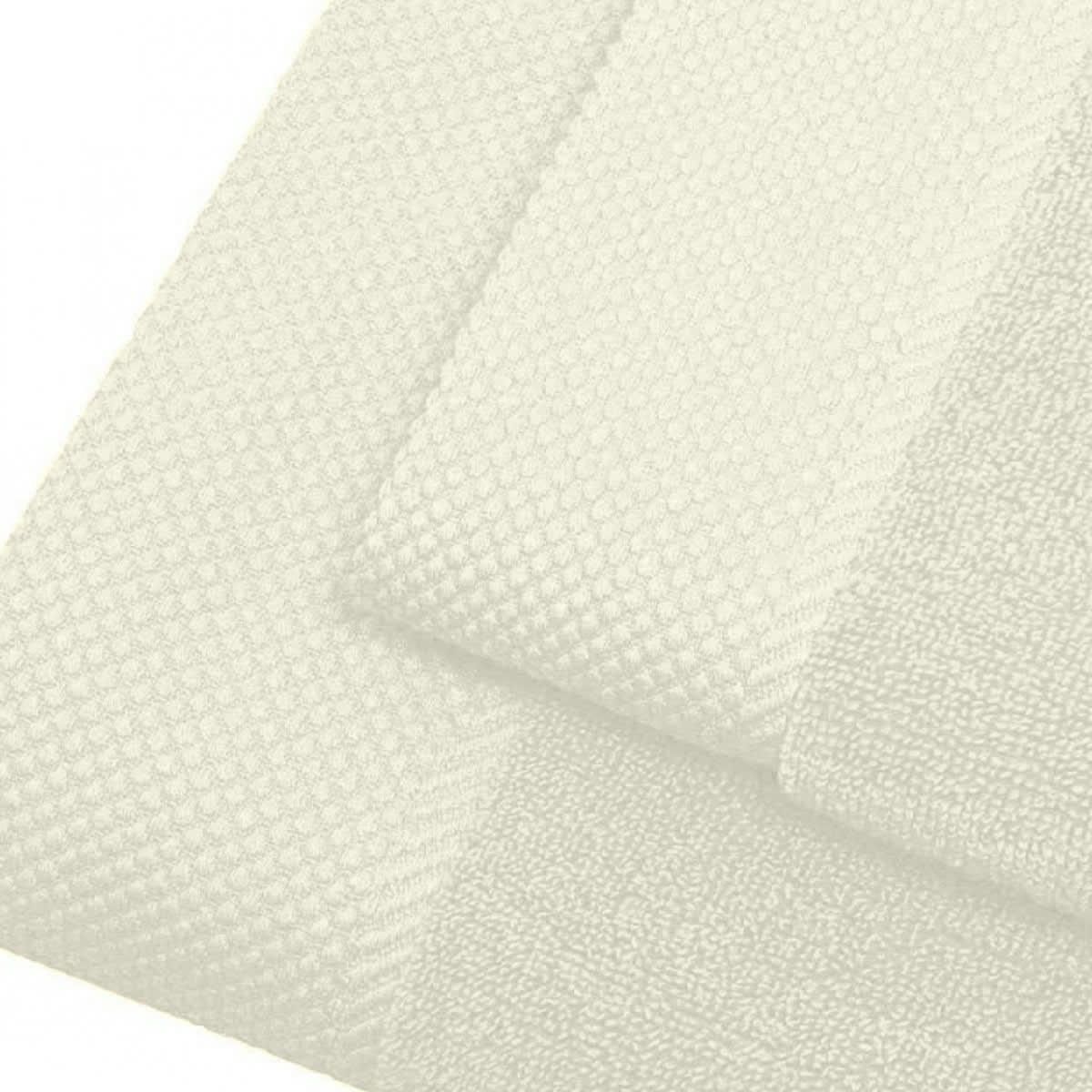 SENSOFT - Maxi drap de bain  zéro twist 560gr/m²  ecru 100x150 cm