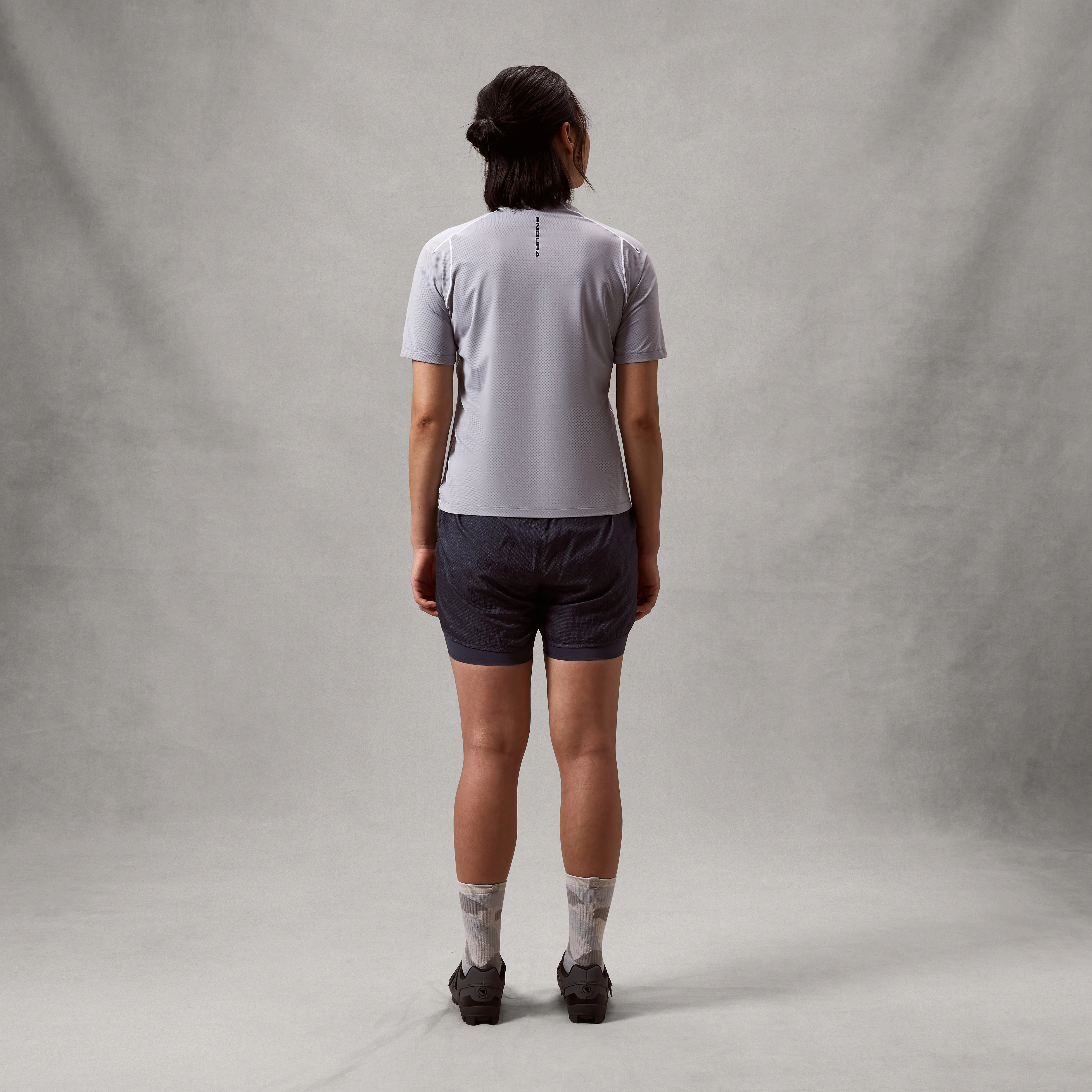 Women's AllTrack Rout S/S Tech Tee - Aluminium