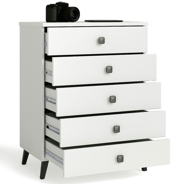Komoda MOBI AKORD Biała 37x60x89 cm