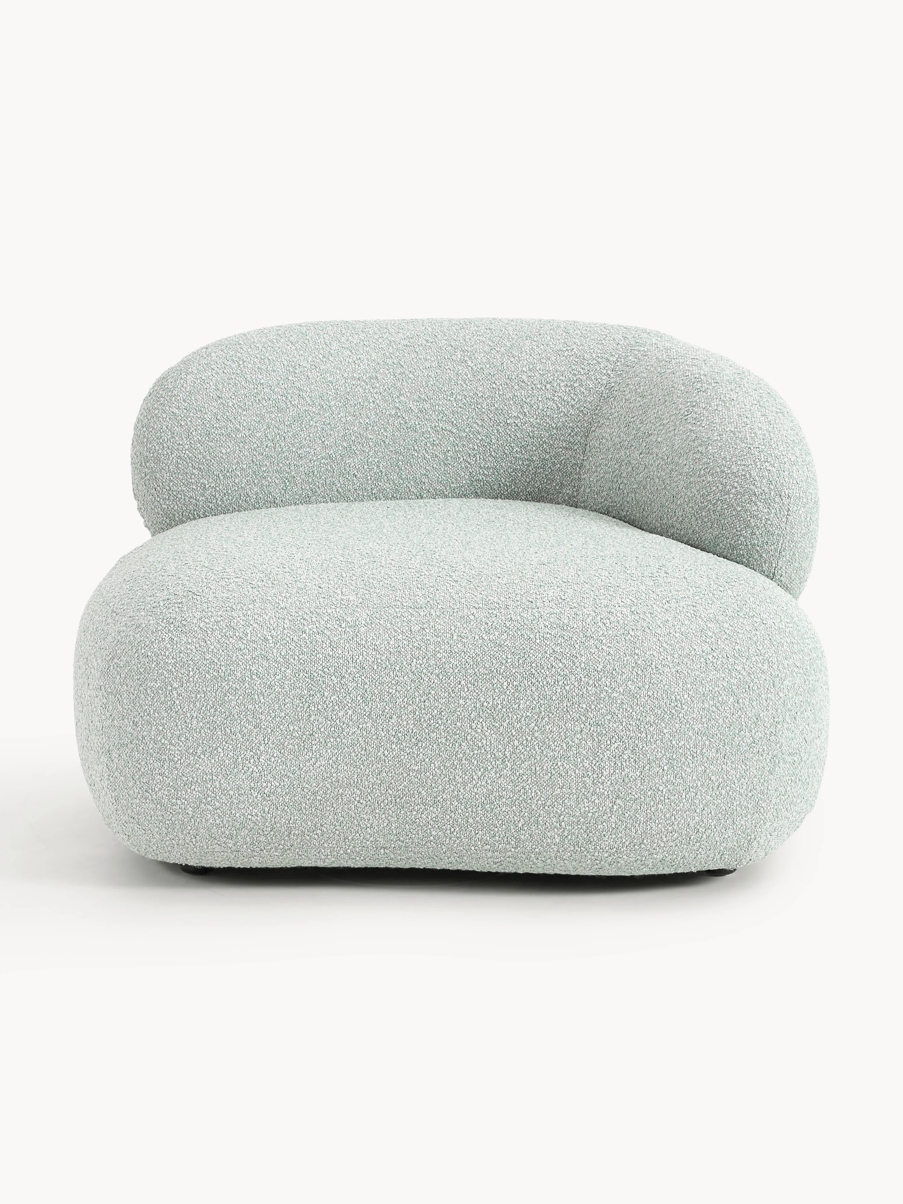Bouclé-Loungesessel Alba