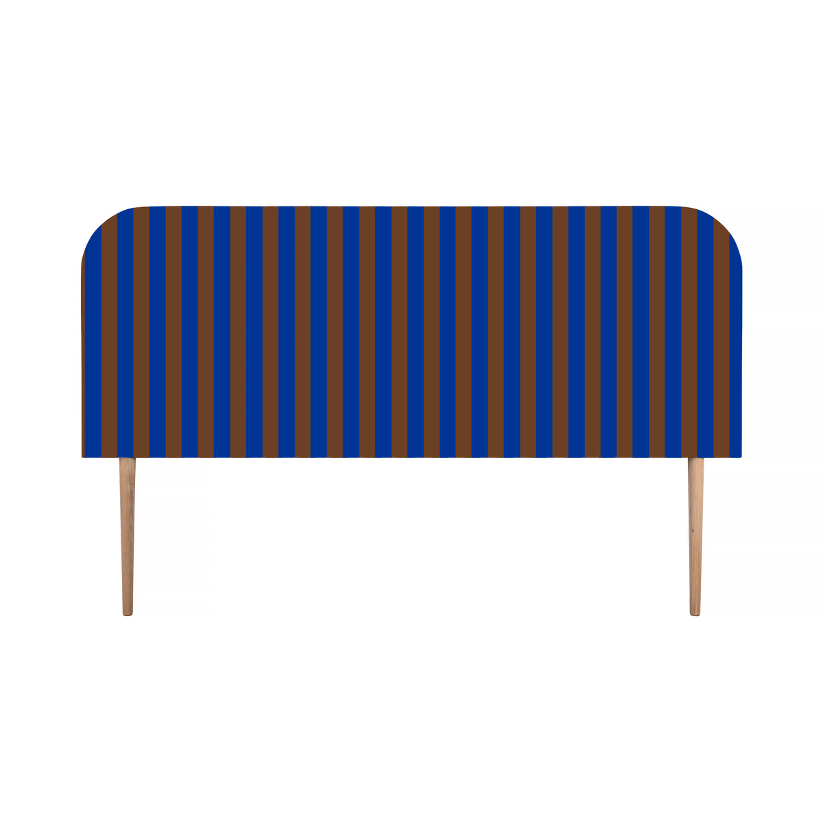 Gestoffeerd fluwelen hoofdbord met strepen 160x97cm