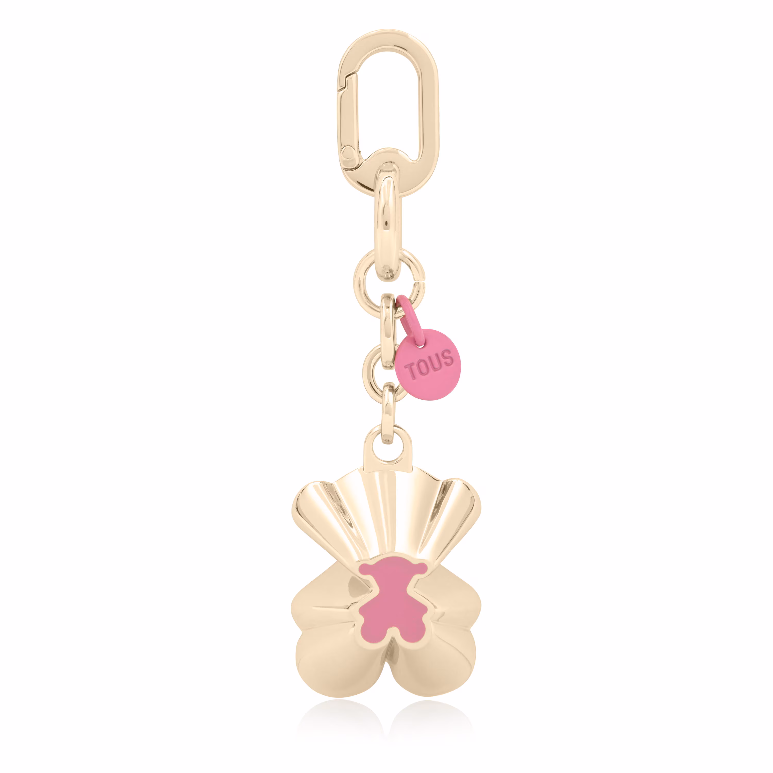 Llavero rosa dorado TOUS trunk bear