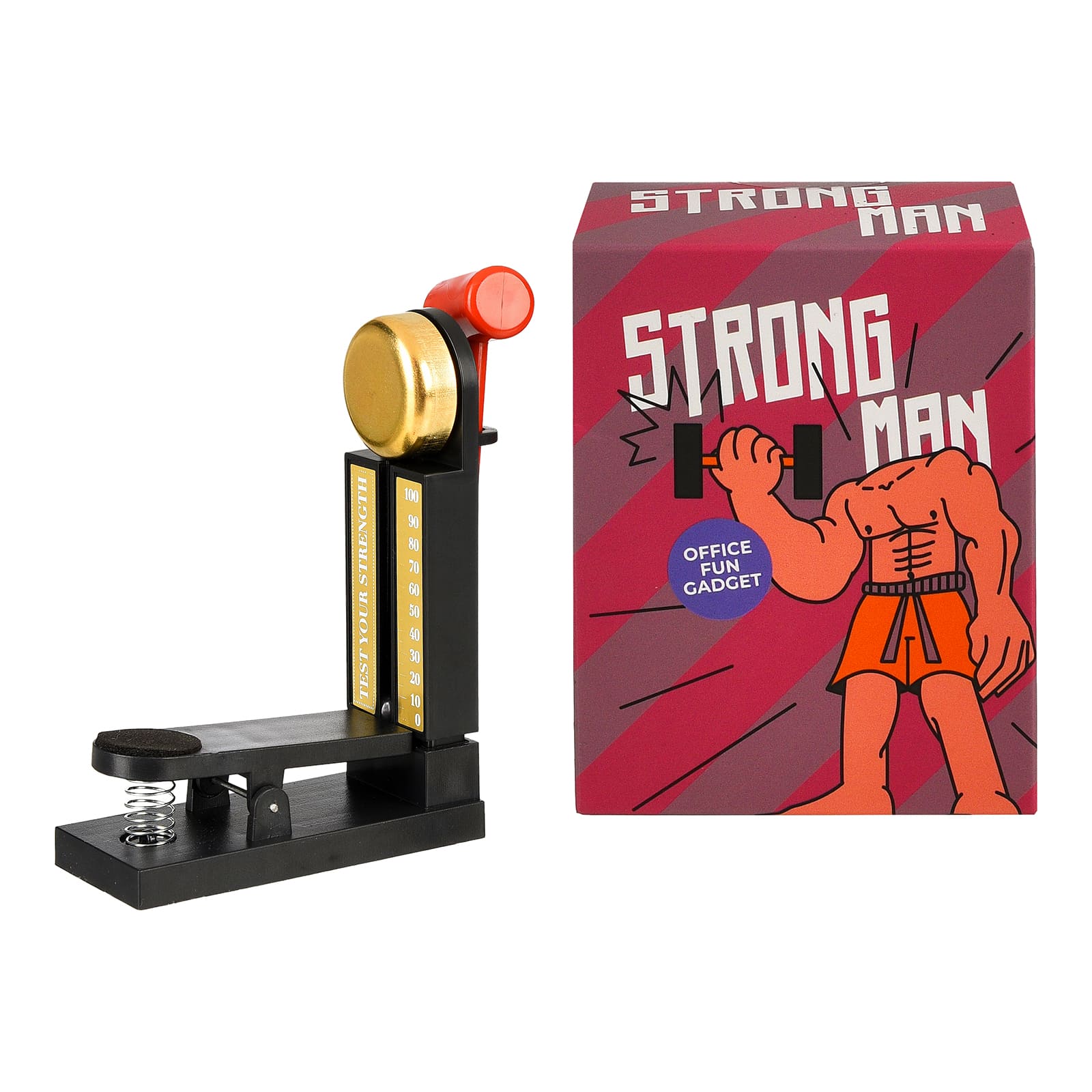 Gadget Strongman Rot,B 95 x H 90 x T 75 mm