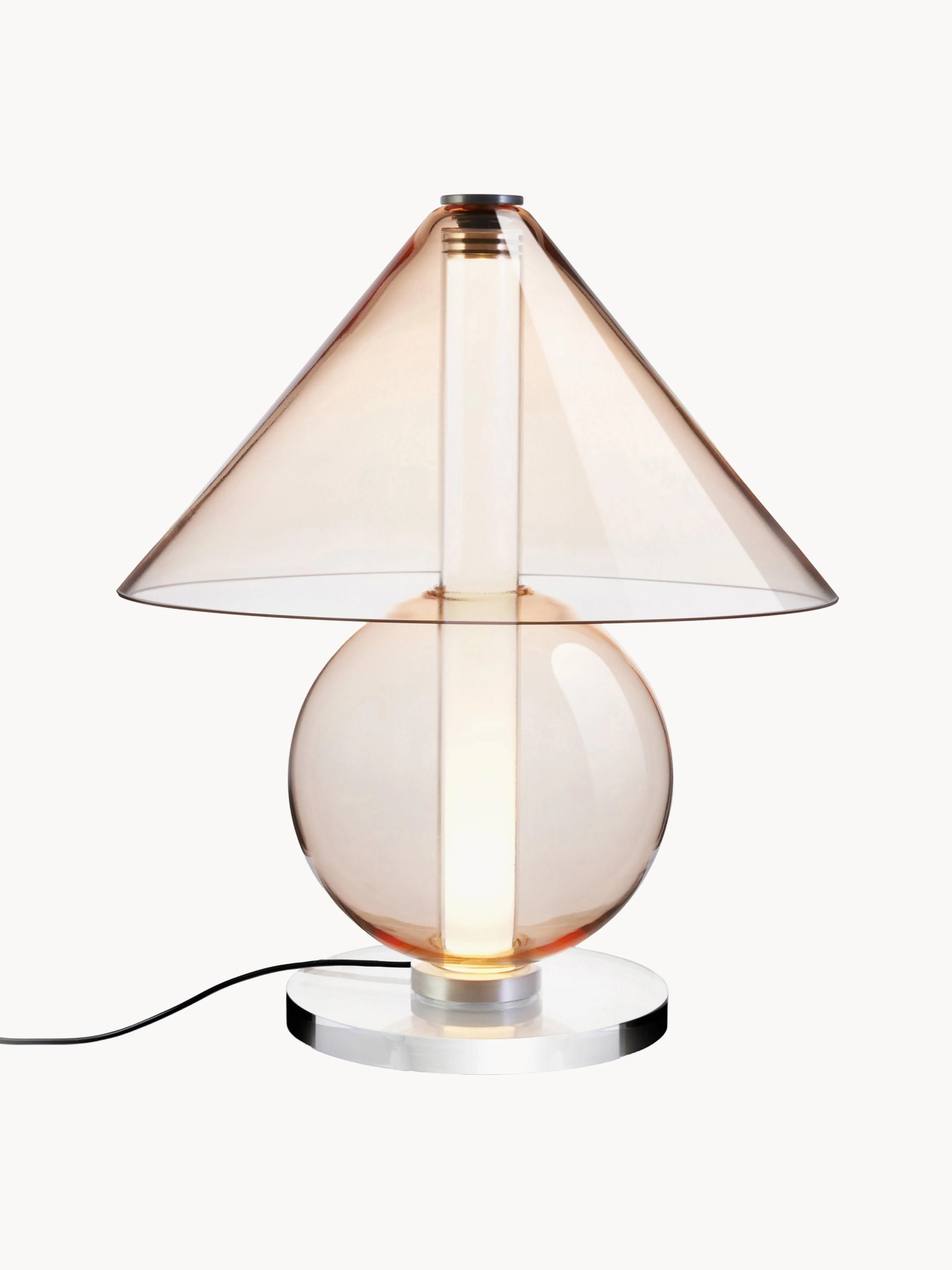 Dimmbare mundgeblasene Led-Tischlampe Fragile