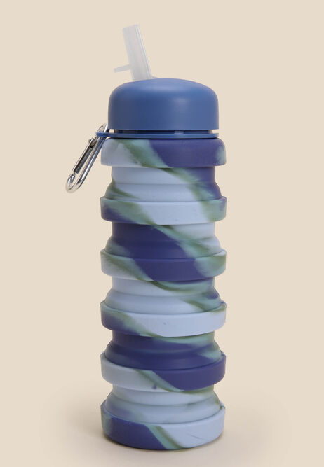 Boys Blue Retractable Water Bottle