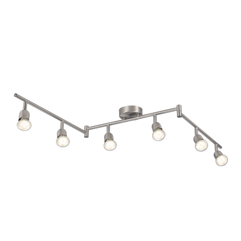 Nordlux Avenue Spotlamp - 6-lichts GU10 - RVS