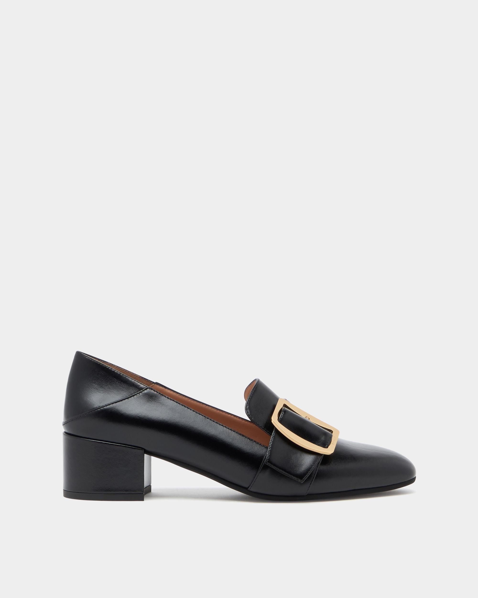 Bally Boucle Pumps Aus Schwarzem Leder
