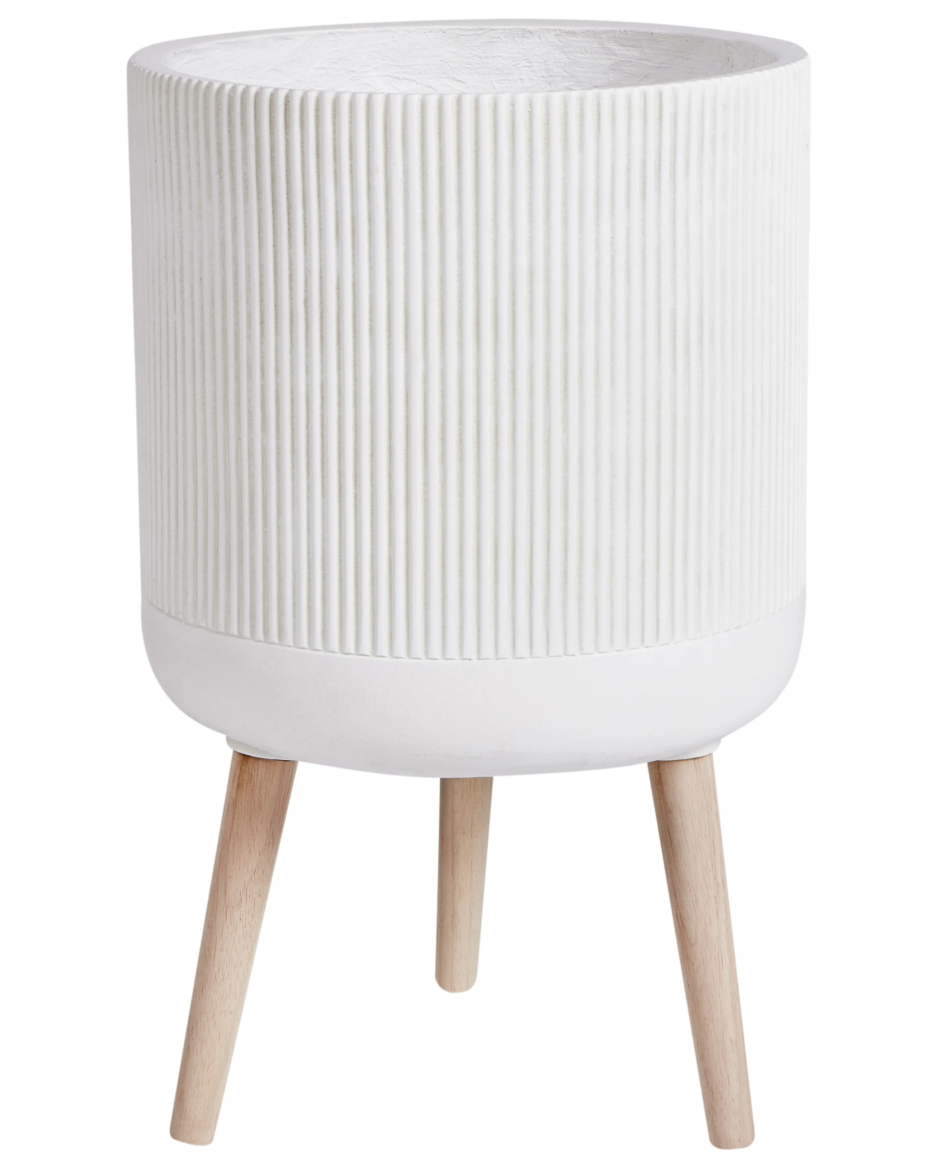 Elevated Plant Pot MACLURA 35 cm Light Beige
