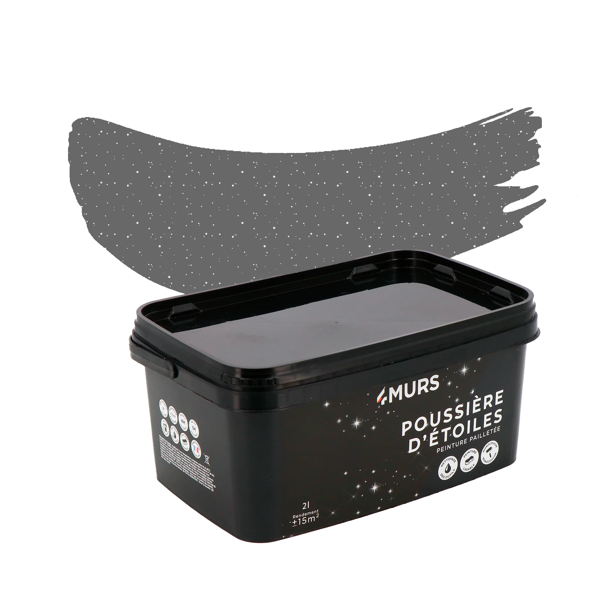 Poussière d'étoiles Peinture Peinture gris Canopus 2 L