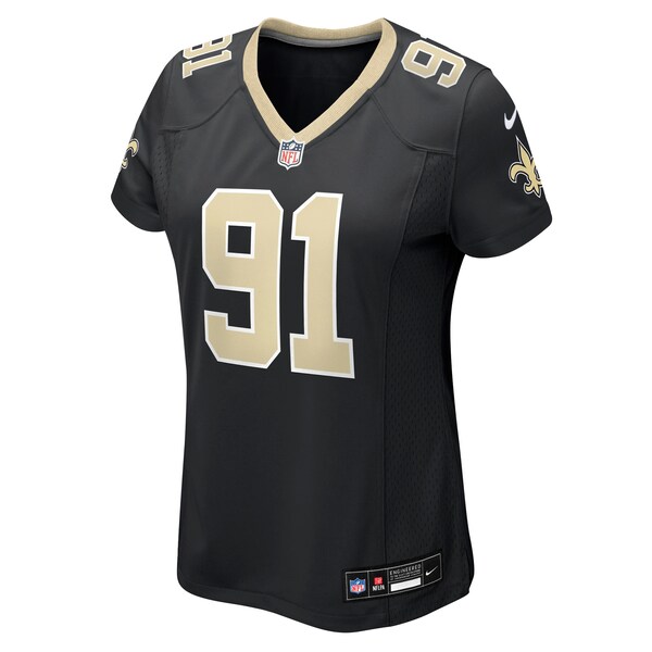 Vernon Broughton New Orleans Saints Nike Women's Team Game Jersey -  Black