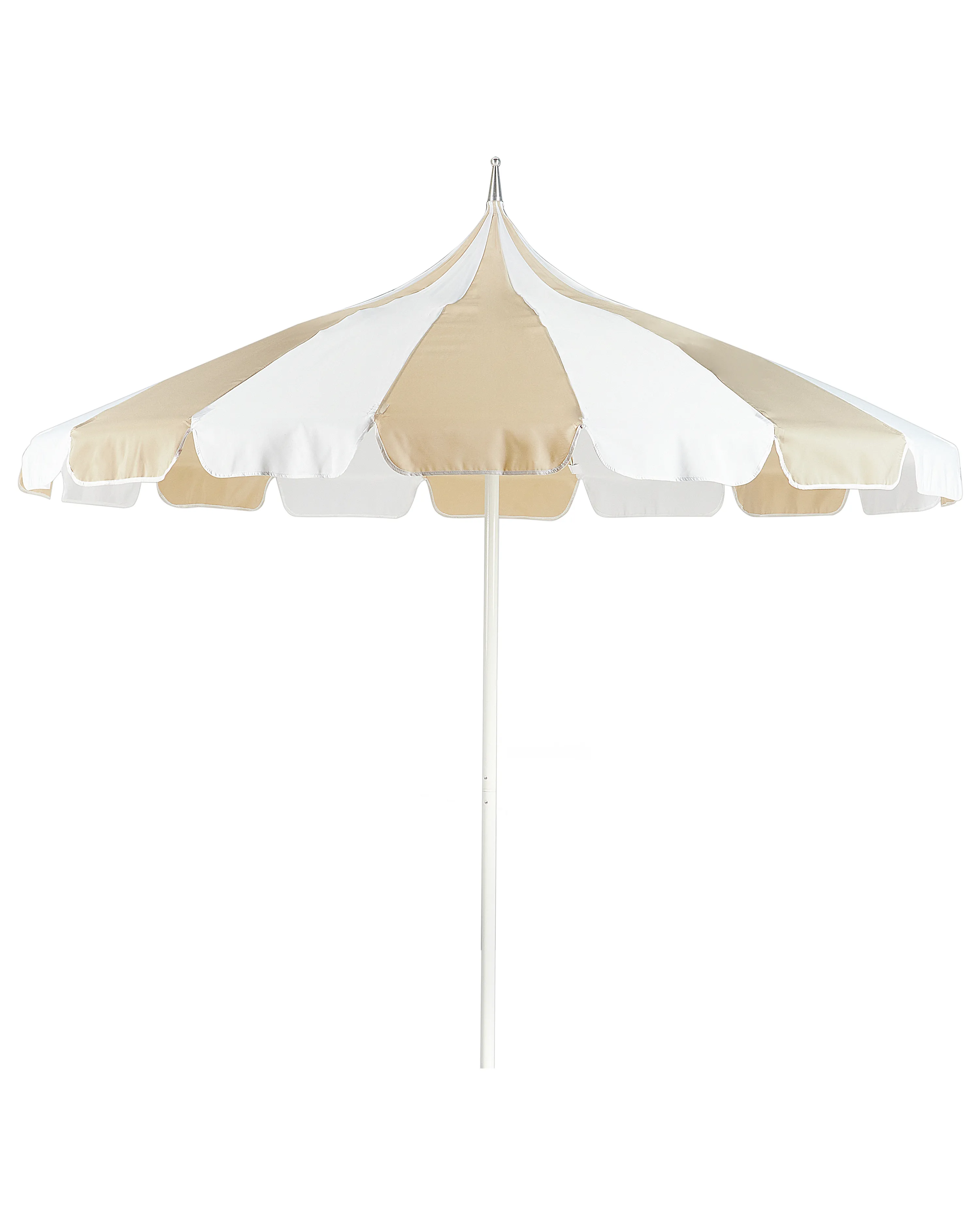 Market Parasol 245 cm MINOA White/ Beige