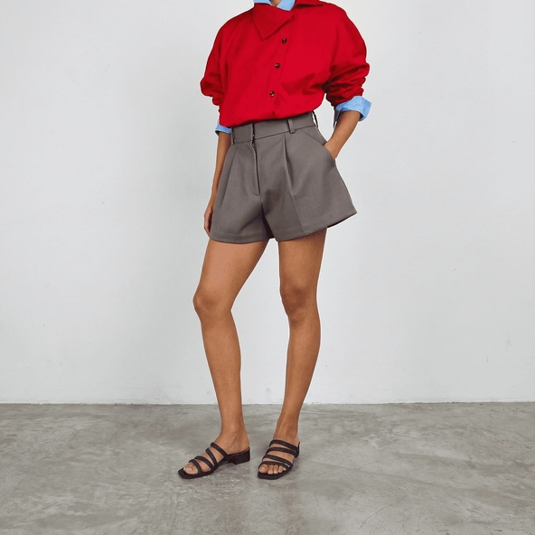 Mules à petits talons et brides finesen jeans bleu foncé | ALPILLES
