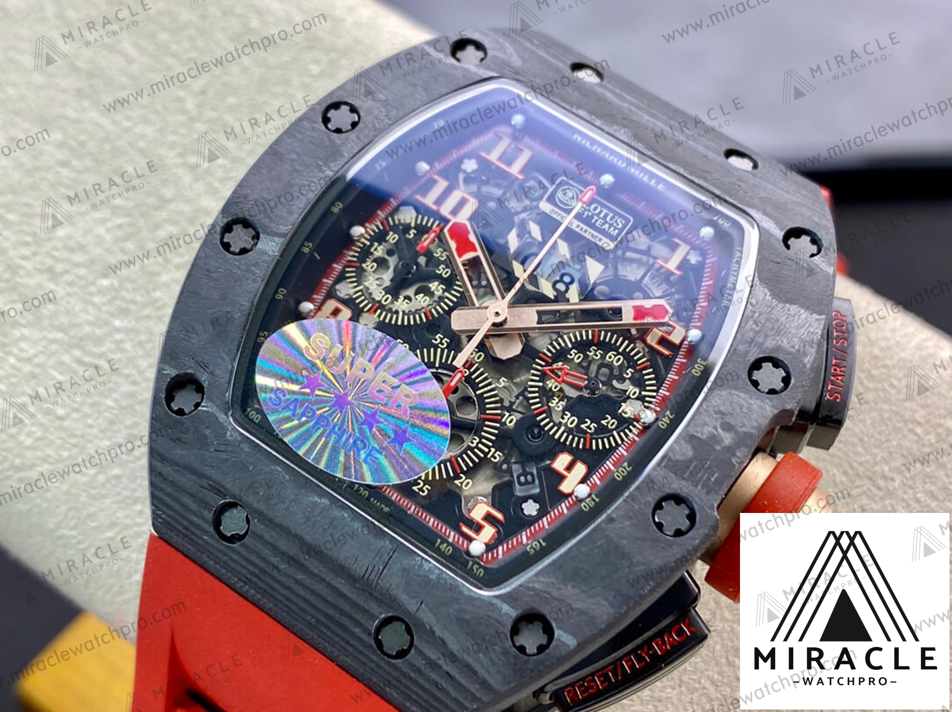 Replica Watch-RICHARD MILLE-ref.RM011-Elite Clone-42mmx51mm